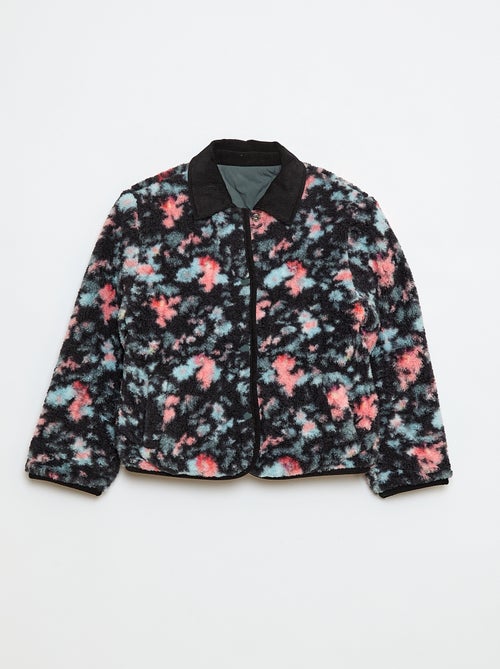 Veste chaude style workwear réversible - Kiabi