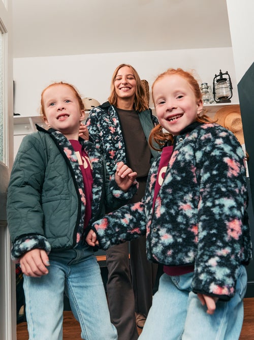 Veste chaude style workwear réversible - Kiabi