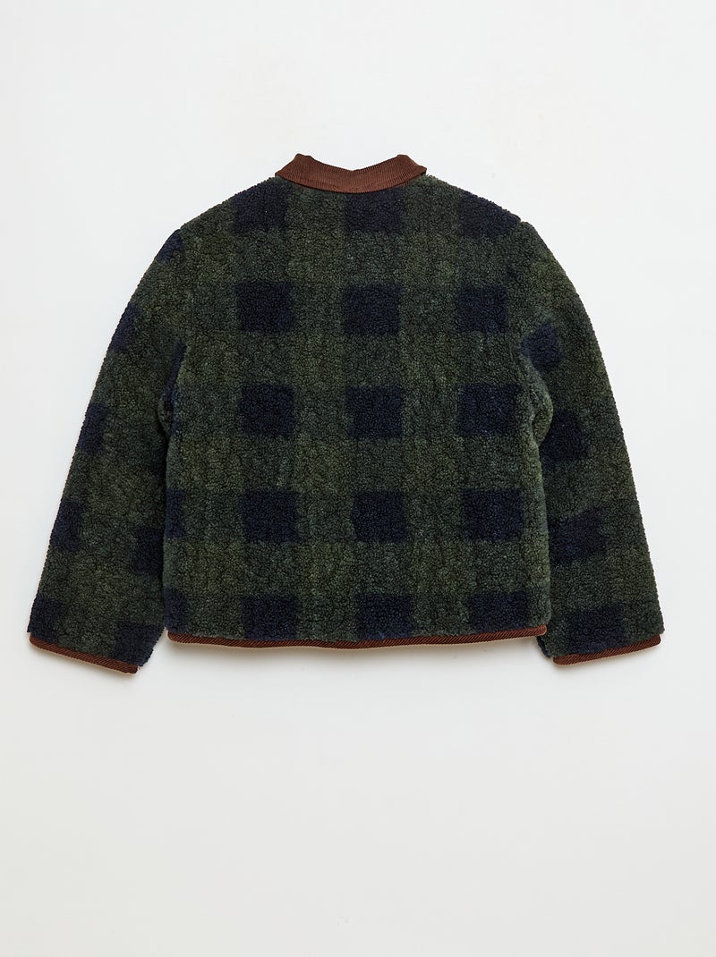 Veste chaude style workwear réversible Bleu - Kiabi