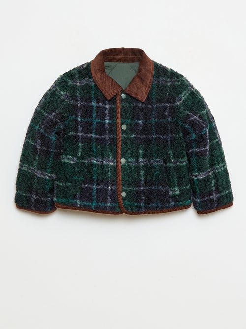 Veste chaude style workwear réversible - Kiabi