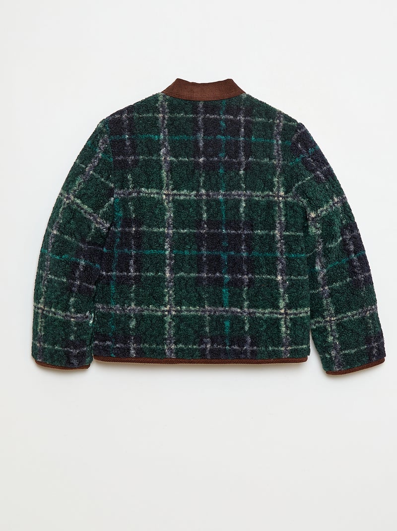 Veste chaude style workwear réversible Kaki - Kiabi