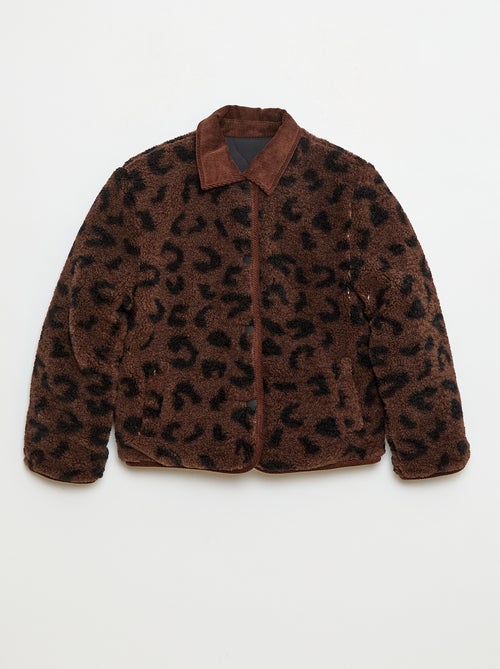 Veste chaude style workwear réversible - Kiabi