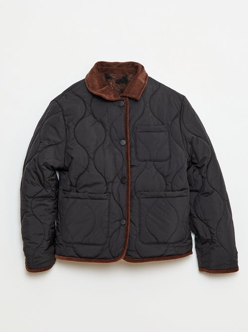 Veste chaude style workwear réversible - Kiabi