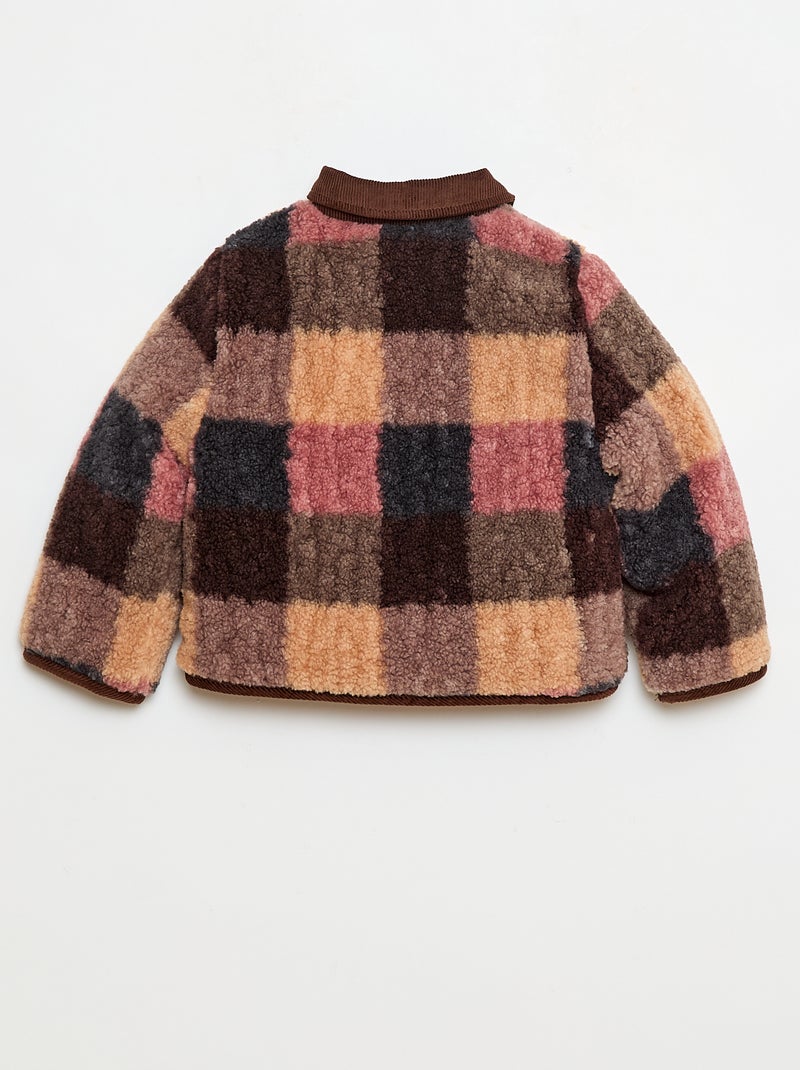 Veste chaude style workwear réversible Rose - Kiabi