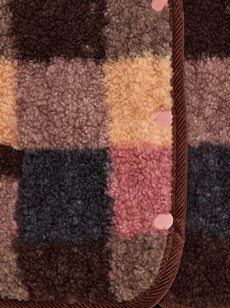 Veste chaude style workwear réversible Rose - Kiabi