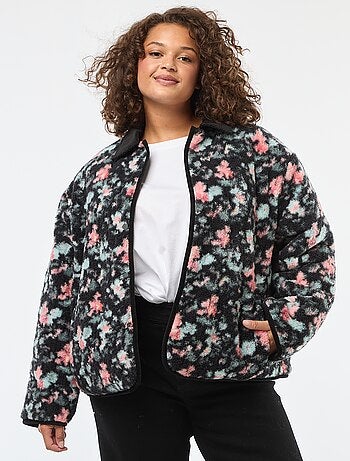 Veste chaude workwear réversible avec fermeture pressionnée