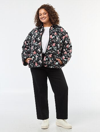 Veste chaude workwear réversible avec fermeture pressionnée