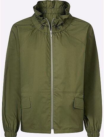 Veste Chemisier Col Montant Tendance - Taille Standard - helline