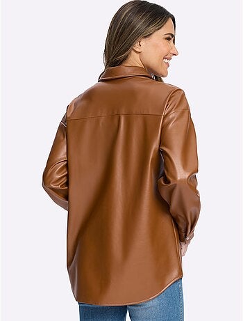 Veste Chemisier Coupe Ample - Taille Standard - Moda Vilona