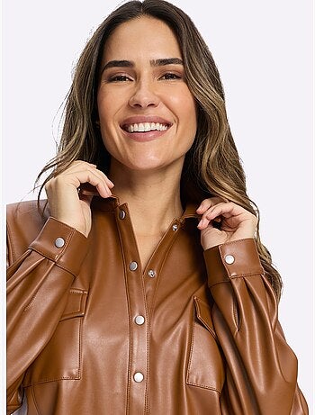 Veste Chemisier Coupe Ample - Taille Standard - Moda Vilona
