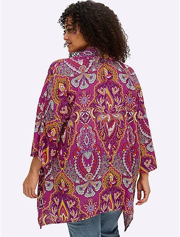 Veste Chemisier Motif Floral - Taille Standard - Sheego