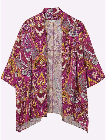 Veste Chemisier Motif Floral - Taille Standard - Sheego