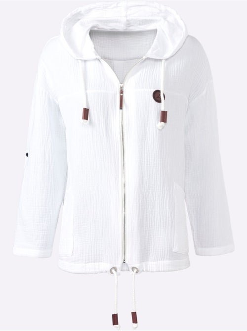 Veste Chemisier Pur Coton - Taille Standard - Witt - Kiabi