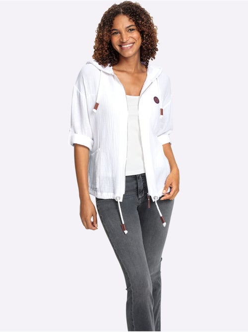Veste Chemisier Pur Coton - Taille Standard - Witt - Kiabi