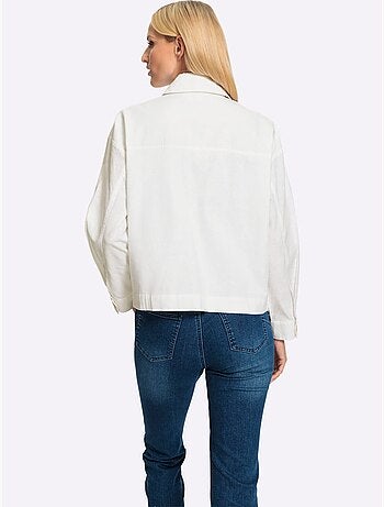 Veste chemisier qualité légère, confortable à porter - taille standard - helline