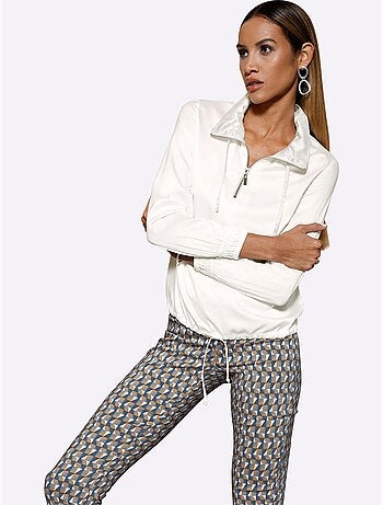 Veste Chemisier Satin Mat - Taille Standard - Helline