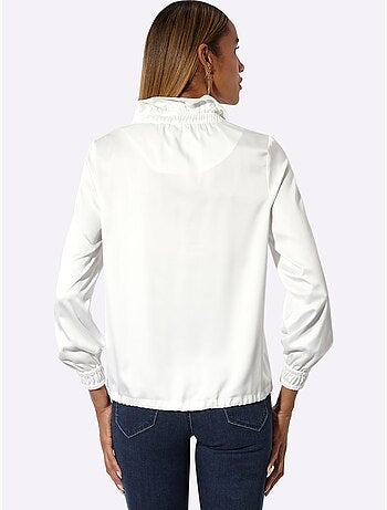 Veste Chemisier Satin Mat - Taille Standard - Helline