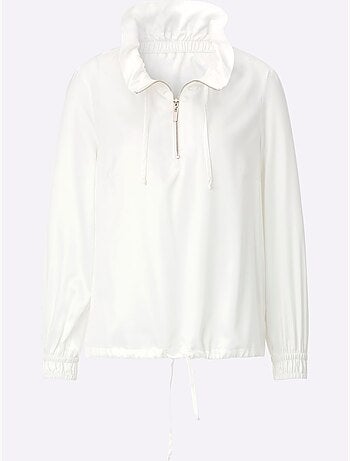 Veste Chemisier Satin Mat - Taille Standard - Helline