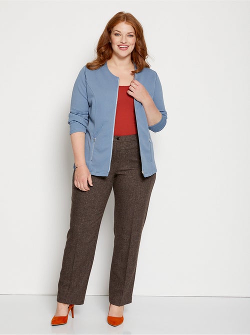 Veste cintrée sans col - Afibel - Kiabi