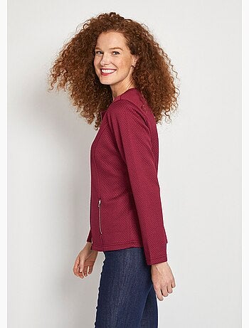 Veste cintrée sans col - Afibel