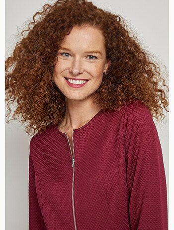 Veste cintrée sans col