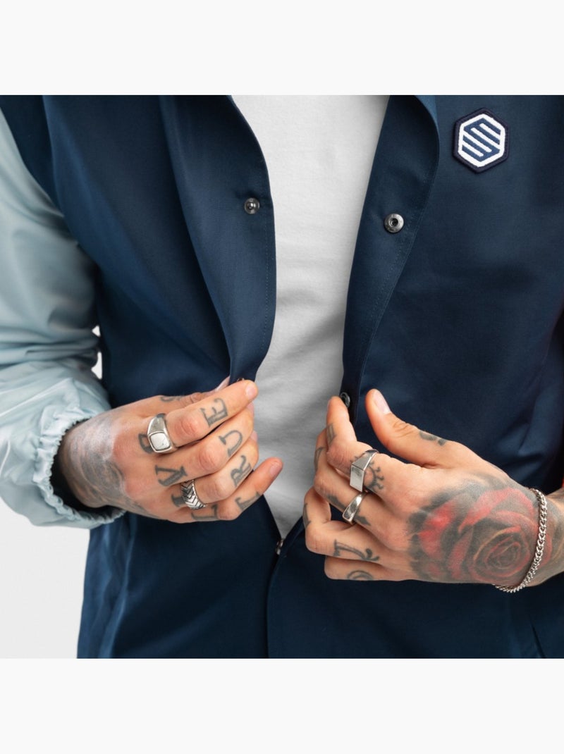Veste coach homme lifestyle homme cloud 9 Bleu marine - Kiabi