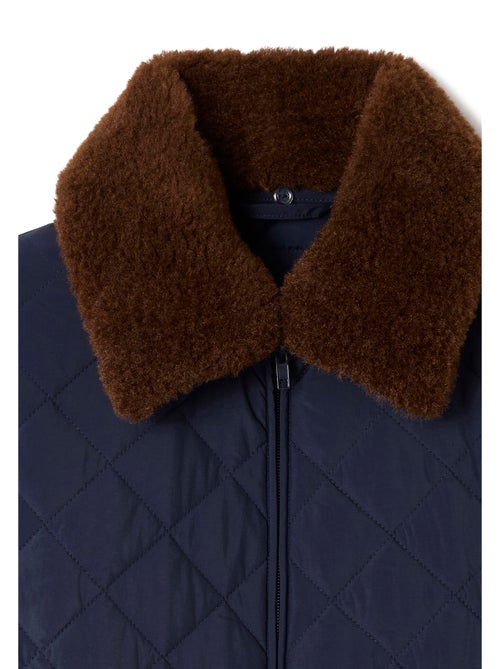 Veste col imitation fourrure amovible - Damart - Kiabi