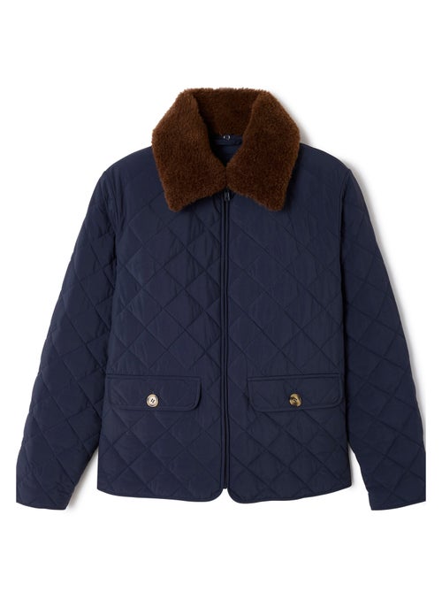 Veste col imitation fourrure amovible - Damart - Kiabi