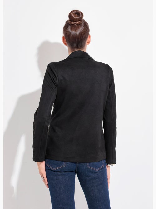 Veste col tailleur 1 bouton twill souple - AFIBEL - Kiabi Veste col tailleur 1 bouton twill souple - AFIBEL - Kiabi