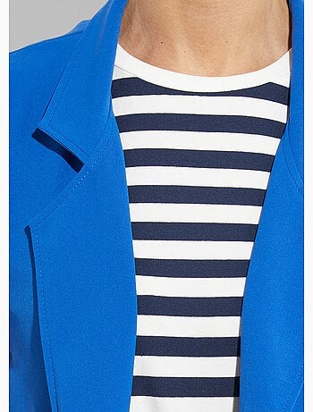 Veste col tailleur manches 3/4 essentiel - afibel