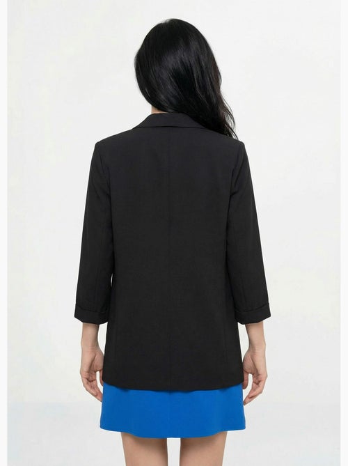 Veste col tailleur manches 3/4 essentiel - afibel - Kiabi Veste col tailleur manches 3/4 essentiel - afibel - Kiabi