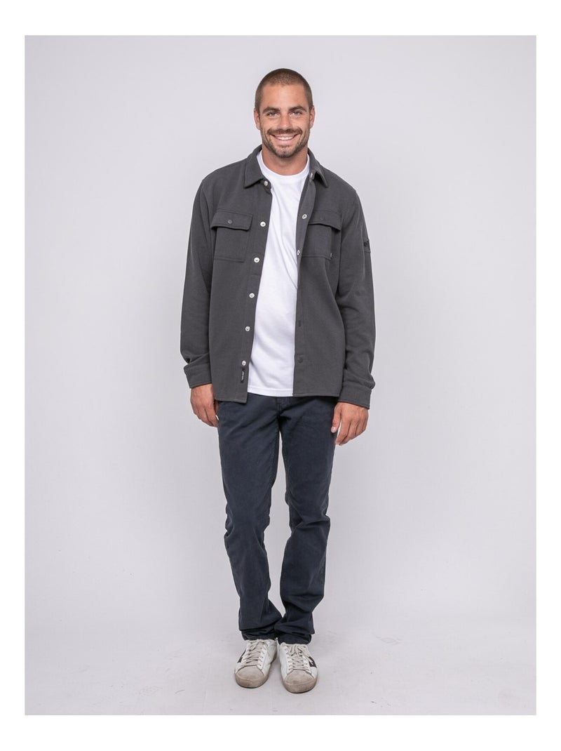 Veste coton zolidol gris anthracite - Kiabi