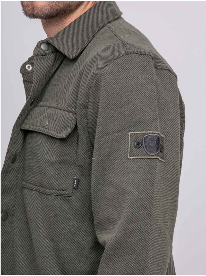 Veste coton zolidol Kaki - Kiabi