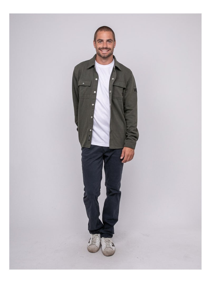 Veste coton zolidol Kaki - Kiabi