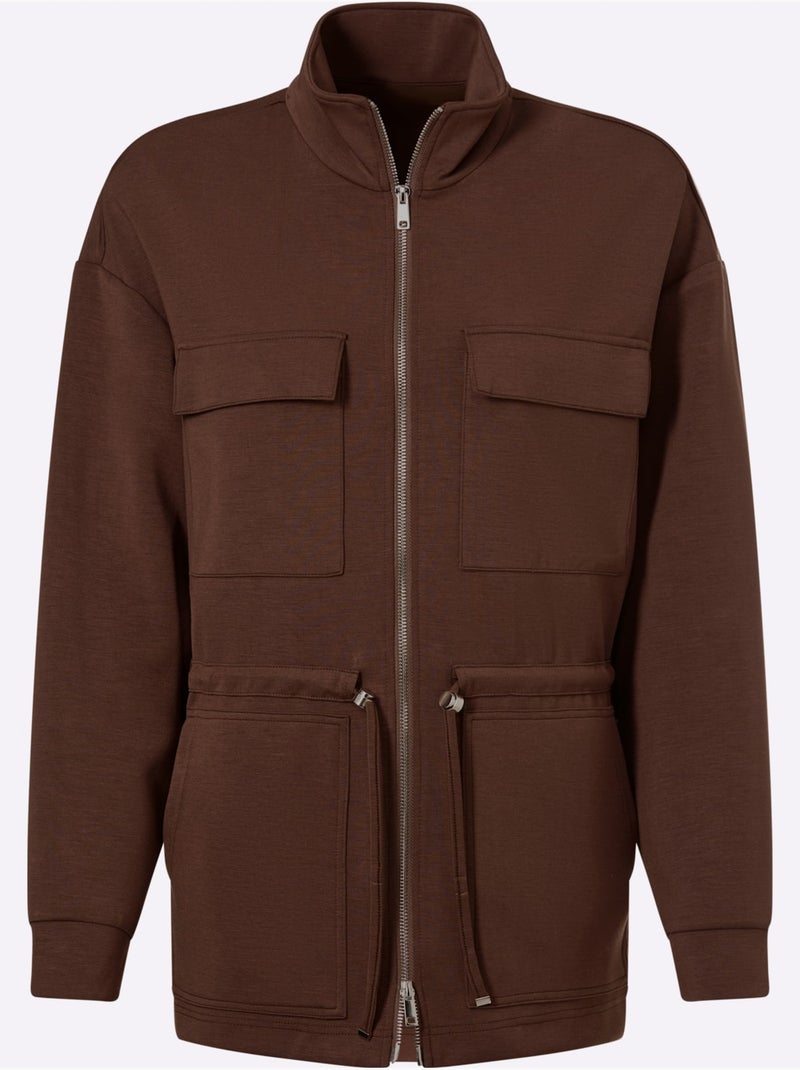 Veste Coulisse à La Taille - Taille Standard - Helline Marron/Choco - Kiabi
