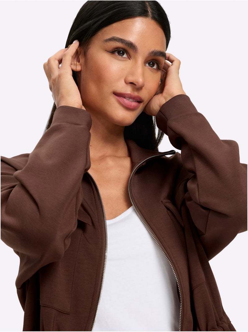 Veste Coulisse à La Taille - Taille Standard - Helline Marron/Choco - Kiabi