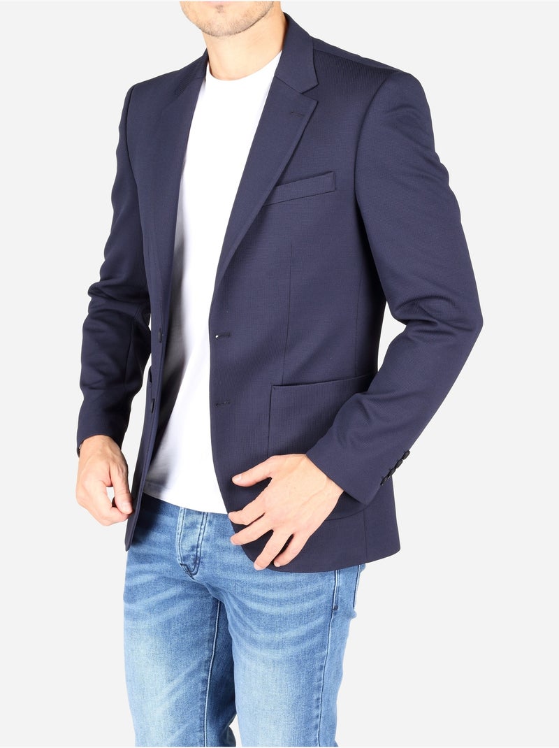 Veste coupe ajustée - leader mode Bleu foncé - Kiabi
