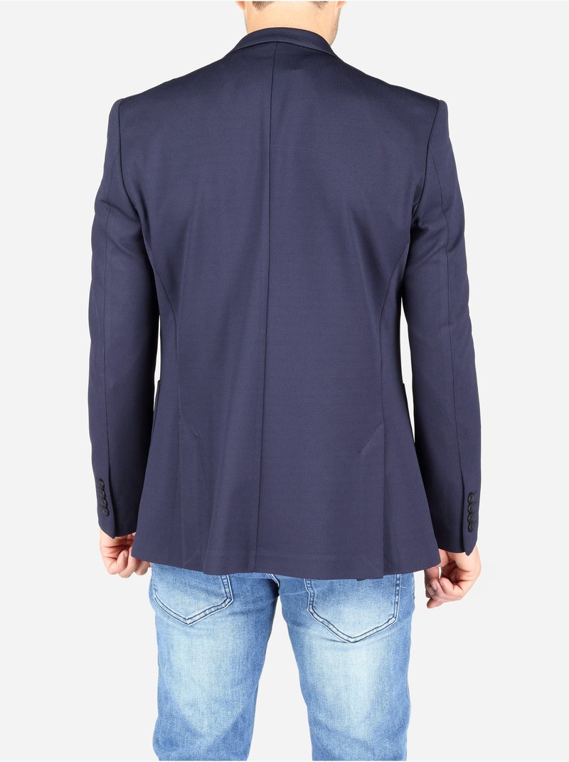 Veste coupe ajustée - leader mode Bleu foncé - Kiabi
