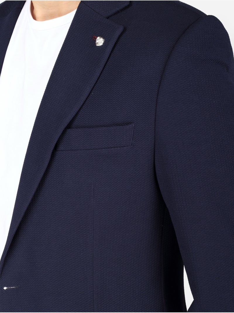 Veste coupe ajustée - silverstone Bleu foncé - Kiabi