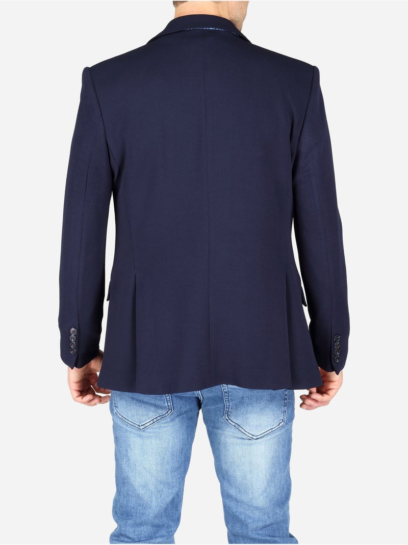 Veste coupe ajustée - silverstone Bleu foncé - Kiabi