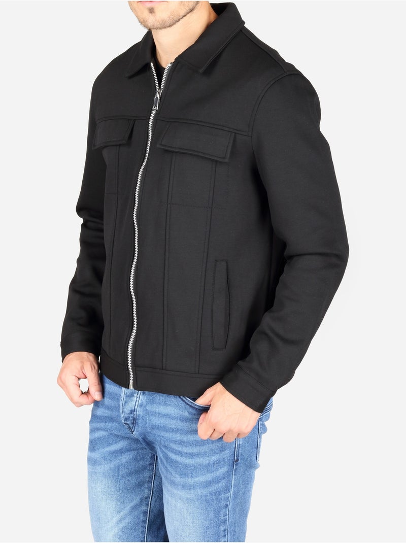Veste coupe droite - frilivin Noir - Kiabi