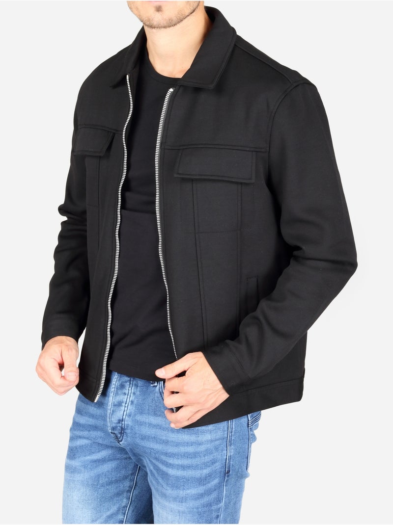 Veste coupe droite - frilivin Noir - Kiabi