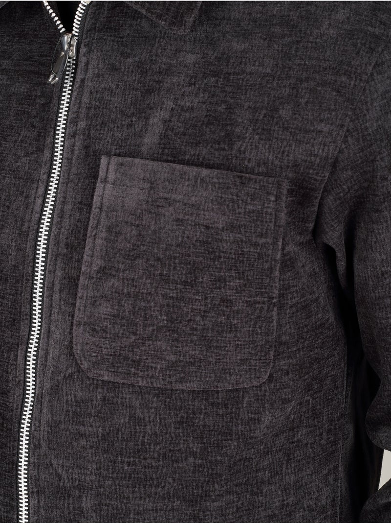 Veste coupe droite - frilivin Noir - Kiabi