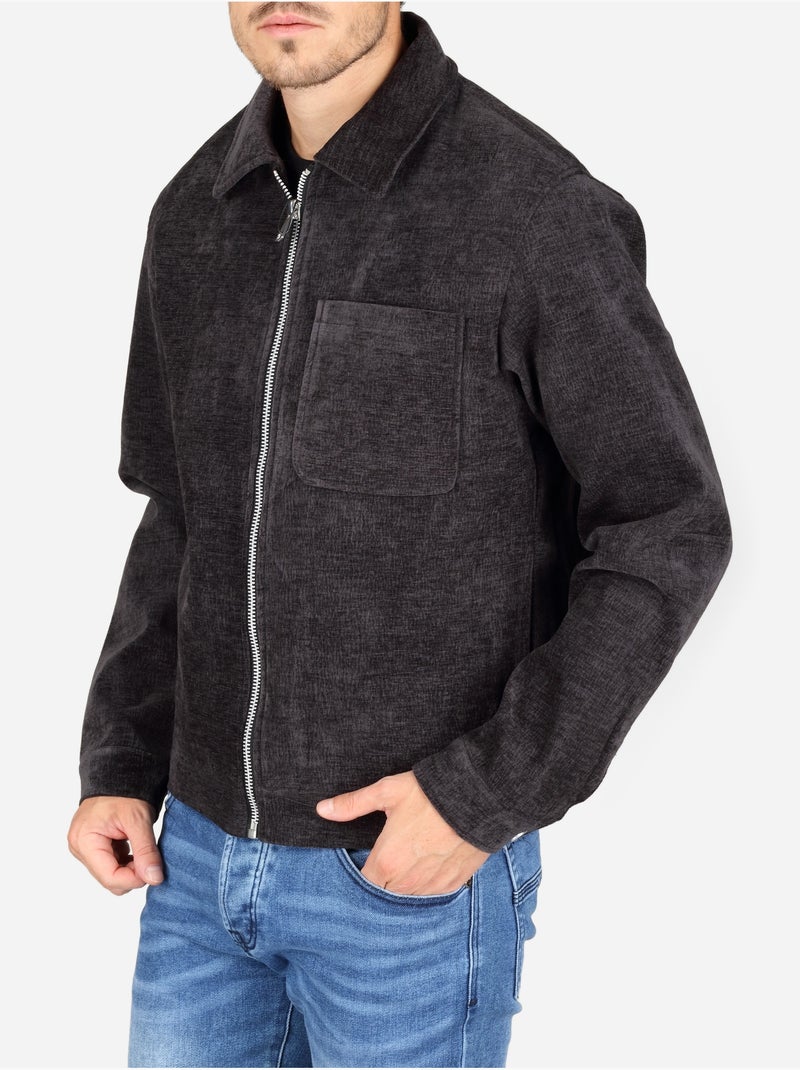 Veste coupe droite - frilivin Noir - Kiabi