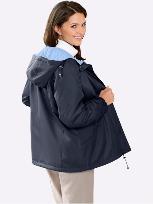 Veste coupe-vent avec capuche et poches pratiques - Taille courte - Witt - Kiabi