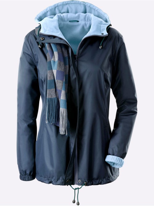Veste coupe-vent avec capuche et poches pratiques - Taille courte - Witt - Kiabi