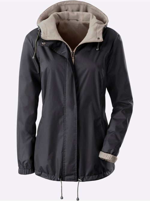 Veste coupe-vent et imperméable avec capuche et manches longues - Taille courte - Witt - Kiabi Veste coupe-vent et imperméable avec capuche et manches longues - Taille courte - Witt - Kiabi