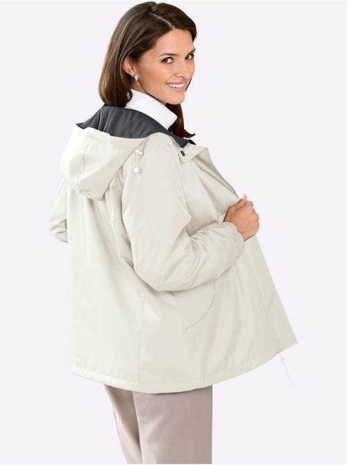 Veste coupe-vent et imperméable avec capuche et poches extensibles - taille courte - witt - Kiabi Veste coupe-vent et imperméable avec capuche et poches extensibles - taille courte - witt - Kiabi