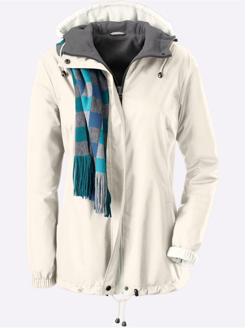 Veste coupe-vent et imperméable avec capuche et poches extensibles - taille courte - witt - Kiabi Veste coupe-vent et imperméable avec capuche et poches extensibles - taille courte - witt - Kiabi