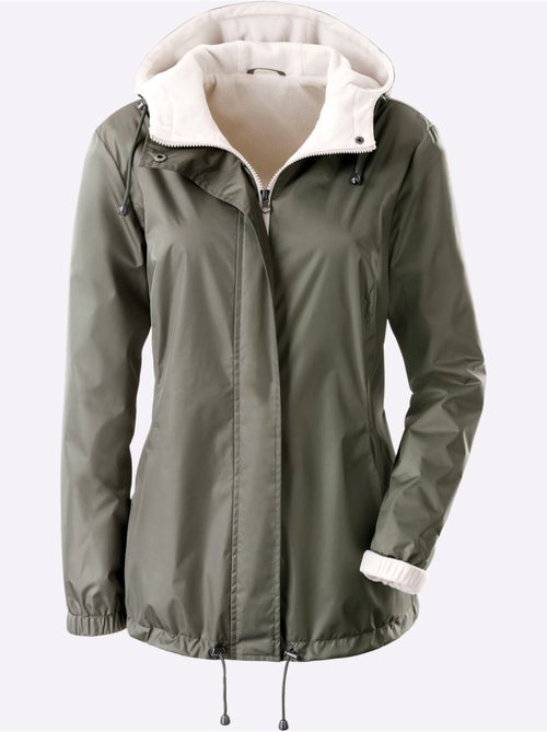 Veste coupe-vent et imperméable avec capuche et poches extensibles - taille courte - witt - Kiabi Veste coupe-vent et imperméable avec capuche et poches extensibles - taille courte - witt - Kiabi